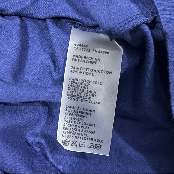 NEW Dex Basic Saphire Blue Scoop Neckline Modal Blend T Shirt Women’s Size Small - Picture 3 of 5